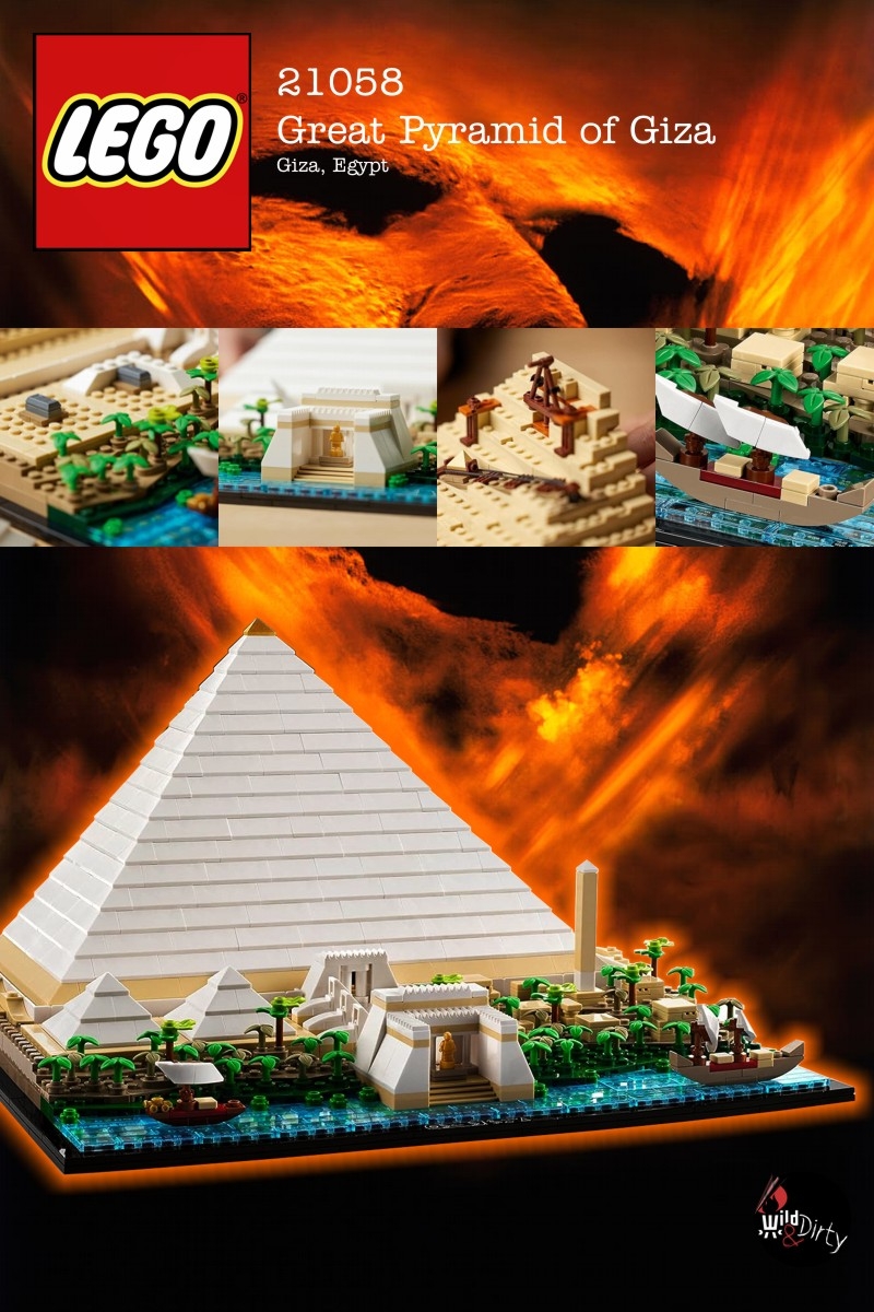 Ägypten-Doppelpack: Die große Pyramide von Gizeh (Lego) & Die Mumie Trilogie (Film)