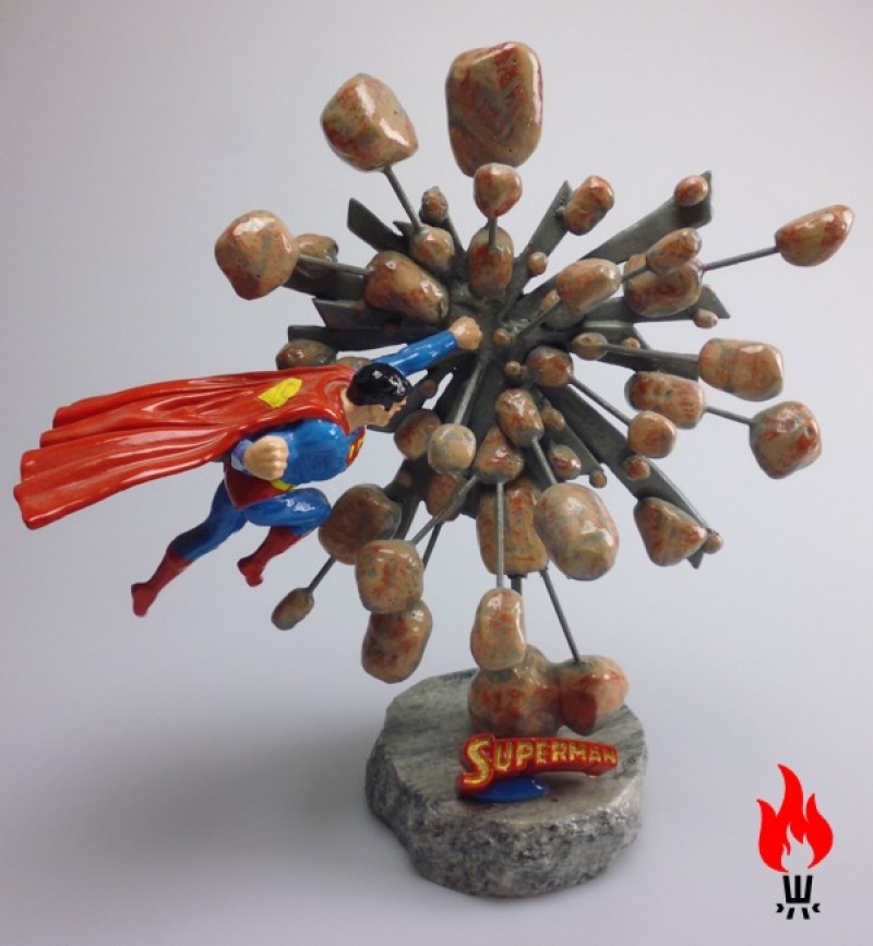 Superman Skulptur "Meteor Moment"