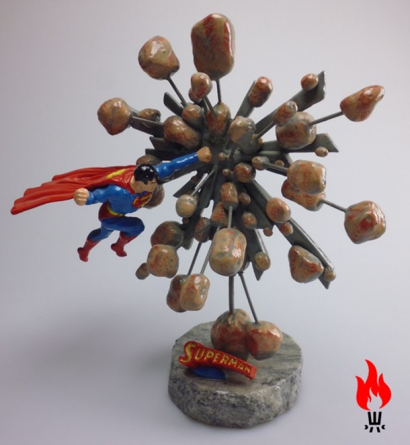 Superman Skulptur "Meteor Moment"