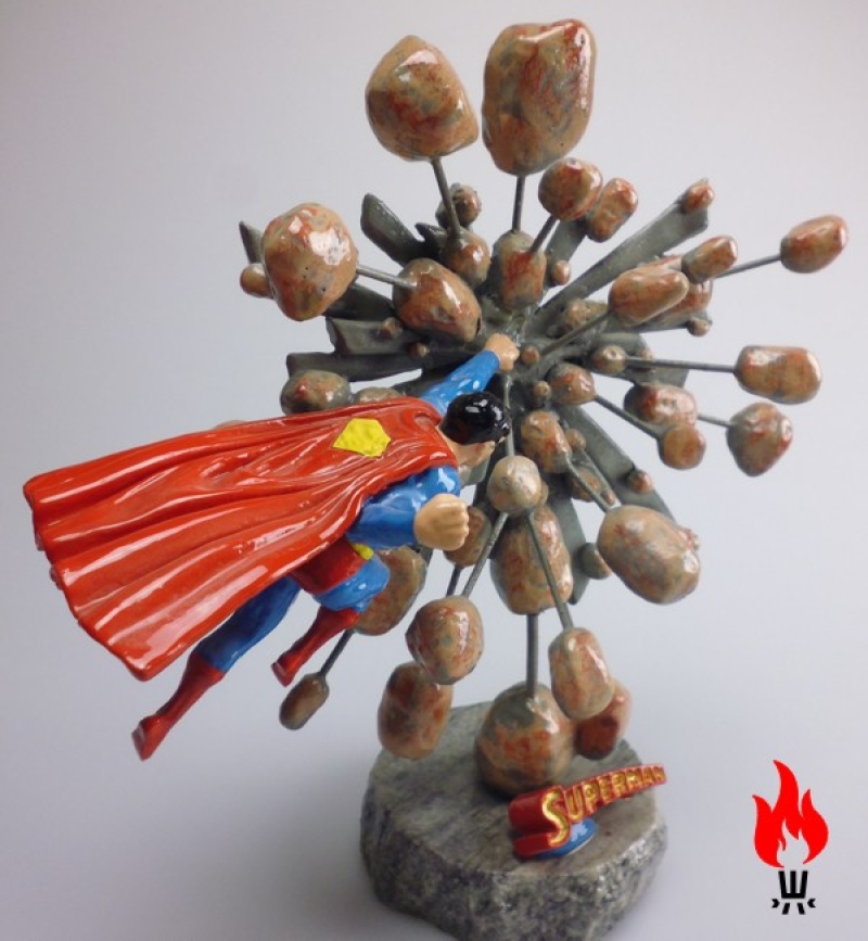 Superman Skulptur "Meteor Moment"