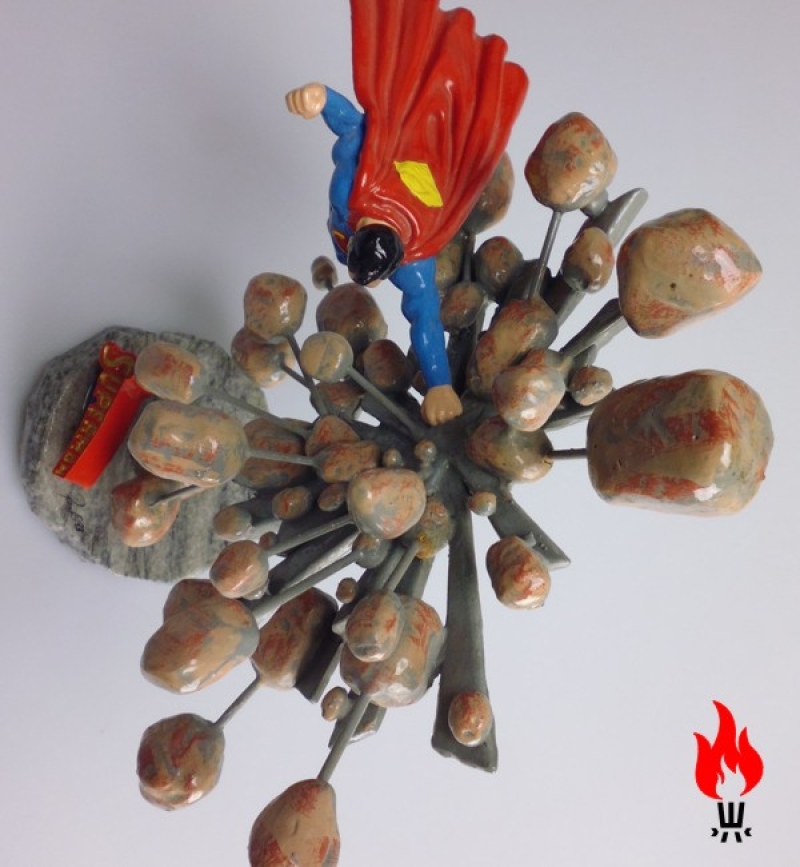 Superman Skulptur "Meteor Moment"