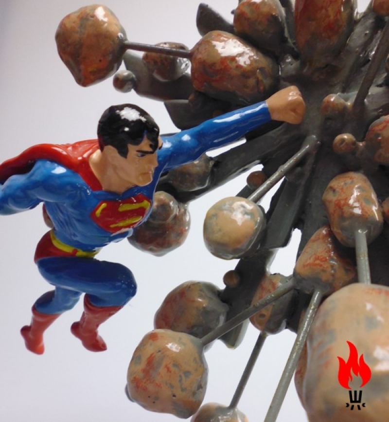 Superman Skulptur "Meteor Moment"